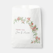 Rosa Wildblume Rose Frühjahrsfeier Geschenktütchen (Vorderseite)