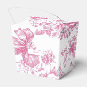 Rosa Wildblume Tee Brautparty Geschenkschachtel (Rückseite)