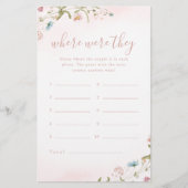 Rosa Wildblume, wo sie Brautparty spielten (Vorderseite)