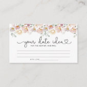 Rosa Wildblumen am Abend Ideen. Datum jar Begleitkarte (Vorderseite)