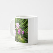 rosa Wildblumen auf der Tasse (Vorderseite Links)