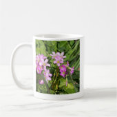 rosa Wildblumen auf der Tasse (Links)