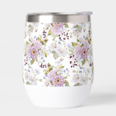 Rosa Wildblumen-Blumen-feminines Design (Links)