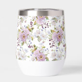 Rosa Wildblumen-Blumen-feminines Design (Rückseite)