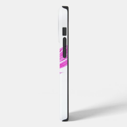 Rosa Wildblumen Case-Mate iPhone Hülle (Rückseite / Links)