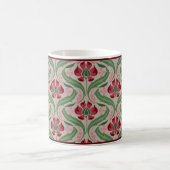 Rosa Wildblumen Damask Kaffee Tasse (Mittel)