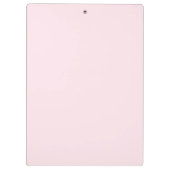 Rosa Wildblumen personalisierter Garten der Gedank Klemmbrett (Rückseite)