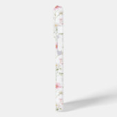 Rosa Wildblumen-Wasserfarben-Monogramm Case-Mate iPhone Hülle (Rückseite / Links)
