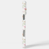 Rosa Wildblumen-Wasserfarben-Monogramm Case-Mate iPhone Hülle (Rückseite / Rechts)