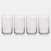 Rosa Wilde Blume Dosenglas (Hinten)