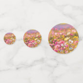 Rosa Wilde Blume Gelber Lavendel 2025 Konfetti (Rückseiten)