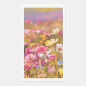 Rosa Wilde Blume Gelber Lavendel 2025 Serviette (Vorderseite)