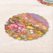 Rosa Wilde Blume Gelber Lavendel 2025 Untersetzer (angewinkelt)