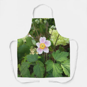 Rosa Wilde-Blumen-Schürze Botanische Blumenküche Schürze