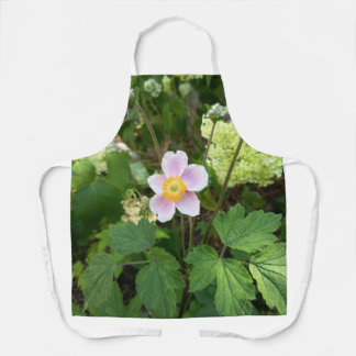 Rosa Wilde-Blumen-Schürze | Botanische Blumenküche Schürze