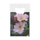 Rosa Wilde Rose Blume Foto Geldbeutel Flaschenöffner (Rückseite)
