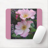 Rosa Wilde Rose Blume Foto Mousepad (Mit Mouse)