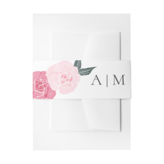 Rosa Wilde Rose Einladungsbanderole
