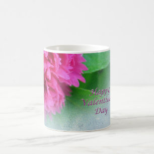 rosa wilde Rose frohen Valentinstag Kaffeetasse