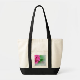 rosa wilde Rose frohen Valentinstag Tragetasche