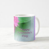 Rosa wilde Rose Kaffeetasse (VorderseiteRechts)