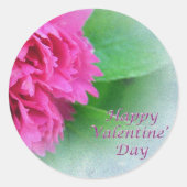 Rosa wilde Rose Runder Aufkleber (Vorderseite)