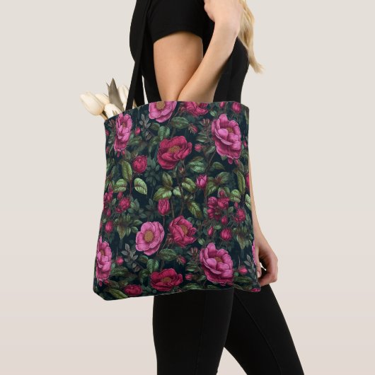 Rosa Wilde Rose Tasche (Von Nahem)