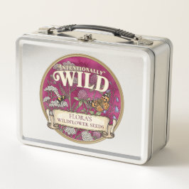 Rosa Wilde Samenaufbewahrungsdose – Individuelle G Metall Brotdose