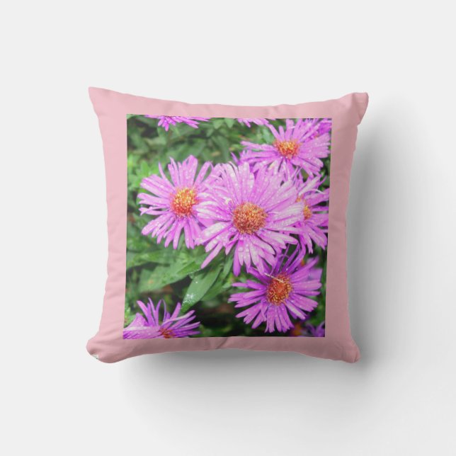 Rosa Wildkasten-Kissen im Freien Kissen Für Draußen (Vorderseite)