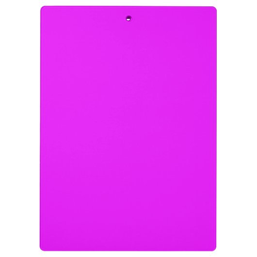 Rosa-Wildpink-Grafik, personalisiert Klemmbrett (Rückseite)