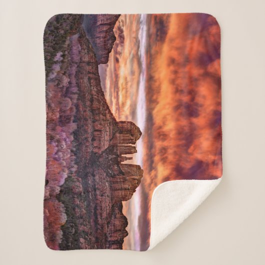 Rosa Winde Sherpadecke (Vorderseite)