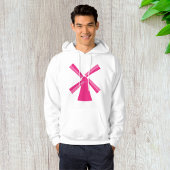 Rosa Windmühle Hoodie