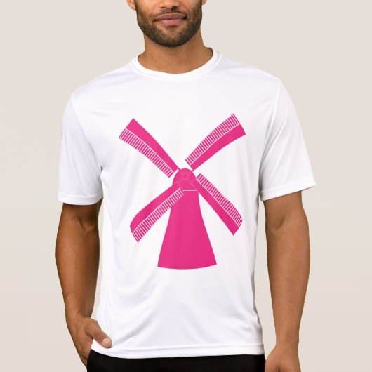 Rosa Windmühle T-Shirt (Vorderseite)