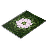 Rosa Wine Cup Symmetrie Notizblock (Linke Seite)