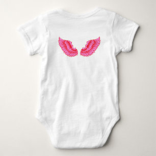 Rosa Wings Baby Strampler