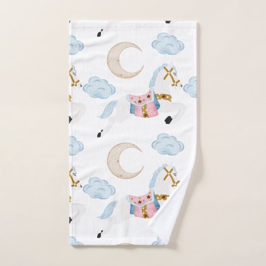 Rosa Winterferien Badhandtuch Set (Handtuch)