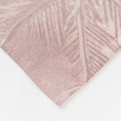 Rosa Winterwald moderne Baby Fleecedecke (Ecke)