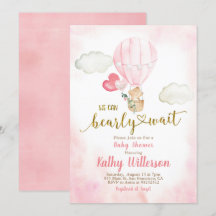 Rosa Wir können frühes Abwarten Kinderdusche