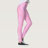 Rosa Wirbel Aquarell Leggings (Rechts)