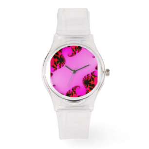 Rosa Wirbel beobachten Armbanduhr
