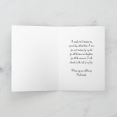 Rosa Wirbel Cousin Bridesmaid Einladungskarte (Innenseite)