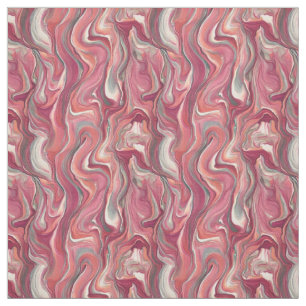 Rosa Wirbel Drehungen Paint Pour Design Stoff