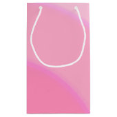 Rosa Wirbel Geschenktasche Kleine Geschenktüte (Rückseite)