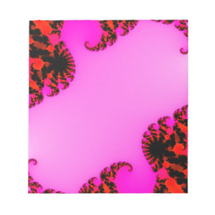 Rosa Wirbel Notizblock
