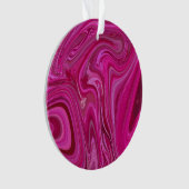 Rosa Wirbel Ornament (Vorderseite)