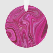 Rosa Wirbel Ornament (Vorderseite)