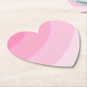 Rosa Wirbel Papier Untersetzer (angewinkelt)