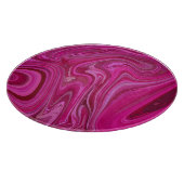 Rosa Wirbel Schneidebrett (Ecke)