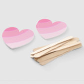 Rosa Wirbel Set der Fans Fächer (Non-assembled)