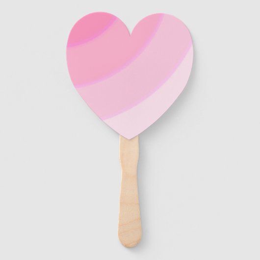 Rosa Wirbel Set der Fans Fächer (Vorderseite)